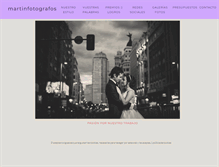 Tablet Screenshot of martinfotografos.com